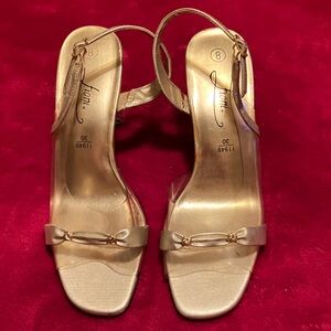 J.Renee Elegant Gold Heels